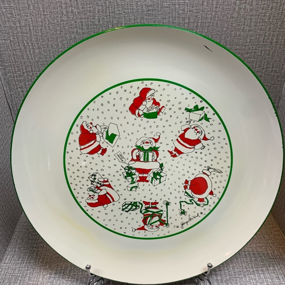 Georges Briard Christmas Lacquer Tray